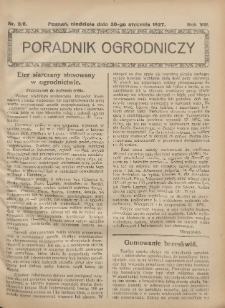 Poradnik Ogrodniczy. 1927.01.30R.8 Nr5-6