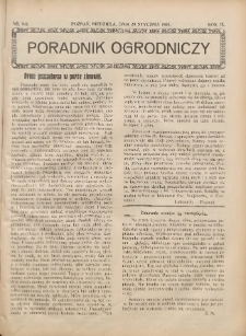 Poradnik Ogrodniczy. 1928.01.29 R.9 Nr5-6