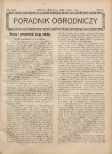 Poradnik Ogrodniczy. 1928.05.06 R.9 Nr19-20
