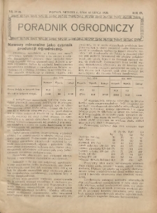 Poradnik Ogrodniczy. 1928.07.15 R.9 Nr29-30