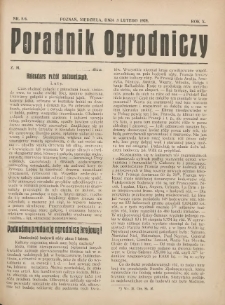 Poradnik Ogrodniczy. 1929.02.03 R.10 Nr5-6