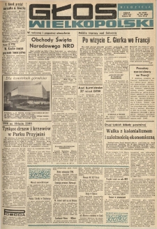 Głos Wielkopolski. 1972.10.08-09 R.28 nr240 Wyd.AB
