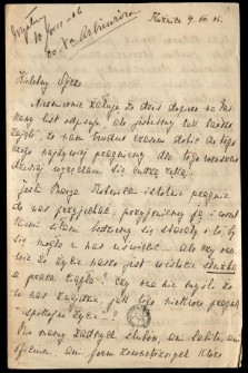 Listy Marii Zamoyskiej do r&oacute;żnych A - O