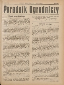 Poradnik Ogrodniczy. 1930.03.09 R.11 Nr9-10