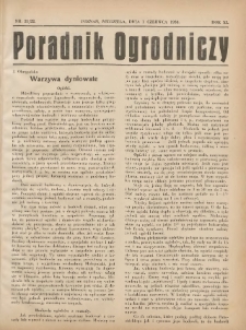 Poradnik Ogrodniczy. 1930.06.01 R.11 Nr21-22