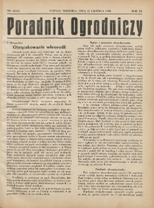 Poradnik Ogrodniczy. 1930.06.15 R.11 Nr23-24