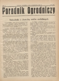 Poradnik Ogrodniczy. 1931.04.02 R.12 Nr8