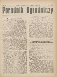 Poradnik Ogrodniczy. 1931.07.19 R.12 Nr15