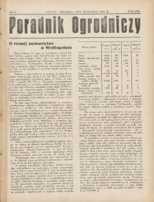 Poradnik Ogrodniczy. 1932.02.28 R.13 Nr5