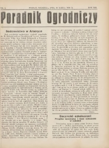 Poradnik Ogrodniczy. 1932.03.13 R.13 Nr6