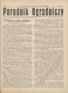 Poradnik Ogrodniczy. 1934.02.04 R.15 Nr3