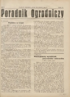 Poradnik Ogrodniczy. 1934.02.198 R.15 Nr4