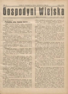 Gospodyni Wiejska: dodatek do „Poradnika Gospodarskiego” 1934.04.01 R.18 Nr5