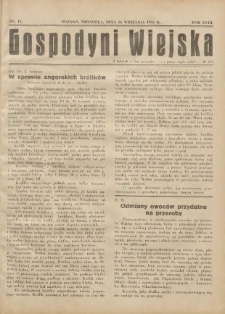 Gospodyni Wiejska: dodatek do „Poradnika Gospodarskiego” 1934.09.16 R.18 Nr13