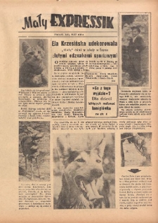 Mały Expressik: Bezpłatny dodatek "Expressu Poznańskiego" luty 1957