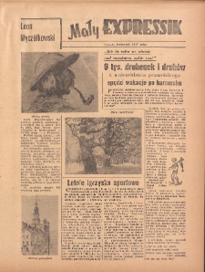 Mały Expressik: Bezpłatny dodatek "Expressu Poznańskiego" kwiecień (2) 1957