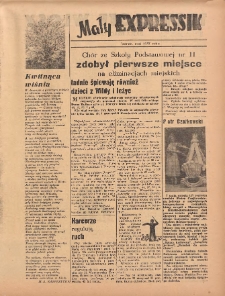 Mały Expressik: Bezpłatny dodatek "Expressu Poznańskiego" maj (2) 1957