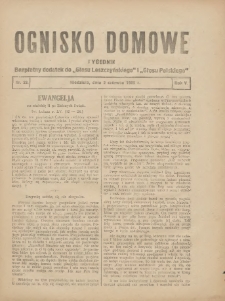 Ognisko Domowe: bezpłatny dodatek do "Głosu Leszczyńskiego" i „Głosu Polskiego” 1929.06.02 R.5 Nr22