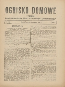 Ognisko Domowe: bezpłatny dodatek do "Głosu Leszczyńskiego" i „Głosu Polskiego” 1929.06.23 R.5 Nr25