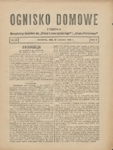 Ognisko Domowe: bezpłatny dodatek do "Głosu Leszczyńskiego" i „Głosu Polskiego” 1929.06.30 R.5 Nr26