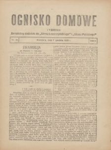 Ognisko Domowe: bezpłatny dodatek do "Głosu Leszczyńskiego" i „Głosu Polskiego” 1929.12.01 R.5 Nr48