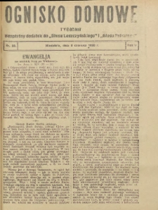 Ognisko Domowe: bezpłatny dodatek do "Głosu Leszczyńskiego" i „Głosu Polskiego” 1930.06.08 R.6 Nr23