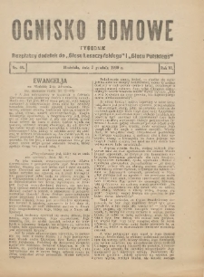 Ognisko Domowe: bezpłatny dodatek do "Głosu Leszczyńskiego" i &bdquo;Głosu Polskiego&rdquo; 1930.12.07 R.6 Nr48