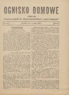 Ognisko Domowe: bezpłatny dodatek do "Głosu Leszczyńskiego" i „Głosu Polskiego” 1930.12.07 R.6 Nr48