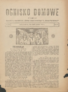 Ognisko Domowe: bezpłatny dodatek do "Głosu Leszczyńskiego" i „Głosu Polskiego” 1930.12.24-28 R.6 Nr51