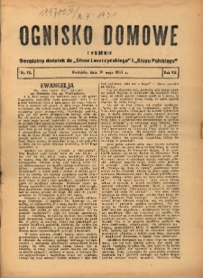 Ognisko Domowe: bezpłatny dodatek do "Głosu Leszczyńskiego" i „Głosu Polskiego” 1931.05.10 R.7 Nr19