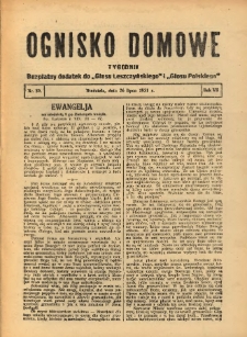 Ognisko Domowe: bezpłatny dodatek do "Głosu Leszczyńskiego" i &bdquo;Głosu Polskiego&rdquo; 1931.07.26 R.7 Nr30