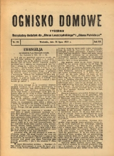 Ognisko Domowe: bezpłatny dodatek do "Głosu Leszczyńskiego" i „Głosu Polskiego” 1931.07.26 R.7 Nr30