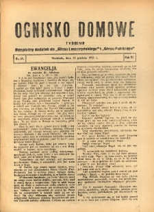 Ognisko Domowe: bezpłatny dodatek do "Głosu Leszczyńskiego" i „Głosu Polskiego” 1931.12.13 R.7 Nr50