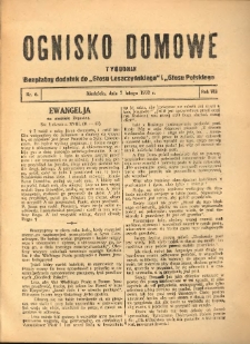 Ognisko Domowe: bezpłatny dodatek do "Głosu Leszczyńskiego" i „Głosu Polskiego” 1932.02.07 R.8 Nr6