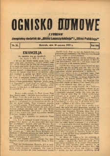 Ognisko Domowe: bezpłatny dodatek do "Głosu Leszczyńskiego" i &bdquo;Głosu Polskiego&rdquo; 1932.06.26 R.8 Nr26