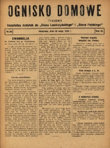 Ognisko Domowe: bezpłatny dodatek do "Głosu Leszczyńskiego" i „Głosu Polskiego” 1933.05.28 R.9 Nr22