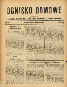 Ognisko Domowe: bezpłatny dodatek do "Głosu Leszczyńskiego" i „Głosu Polskiego” 1933.12.17 R.9 Nr51