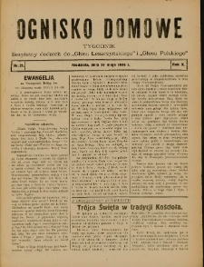 Ognisko Domowe: bezpłatny dodatek do "Głosu Leszczyńskiego" i „Głosu Polskiego” 1934.05.27 R.10 Nr21