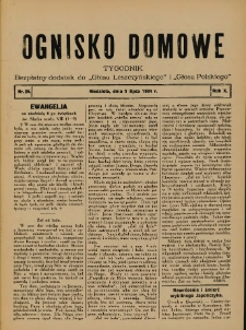 Ognisko Domowe: bezpłatny dodatek do "Głosu Leszczyńskiego" i &bdquo;Głosu Polskiego&rdquo; 1934.07.01 R.10 Nr26