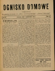 Ognisko Domowe: bezpłatny dodatek do "Głosu Leszczyńskiego" i „Głosu Polskiego” 1934.10.07 R.10 Nr40