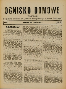 Ognisko Domowe: bezpłatny dodatek do "Głosu Leszczyńskiego" i „Głosu Polskiego” 1935.03.03 R.11 Nr9