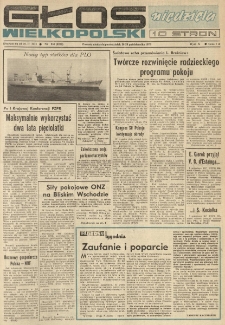 Głos Wielkopolski. 1973.10.28-29 R.29 nr256 Wyd.A