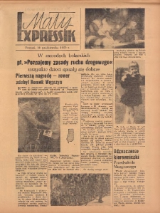 Mały Expressik: Bezpłatny dodatek "Expressu Poznańskiego" 1959.10.10