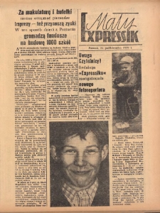 Mały Expressik: Bezpłatny dodatek "Expressu Poznańskiego" 1959.10.24