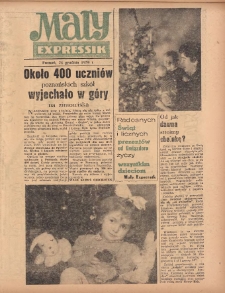 Mały Expressik: Bezpłatny dodatek "Expressu Poznańskiego" 1959.12.24-27