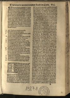 Tractatus perutilis et quotidianus de iure patronatus [...]