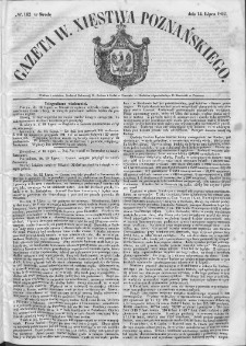 Gazeta Wielkiego Xięstwa Poznańskiego 1852.07.14 Nr162