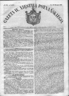 Gazeta Wielkiego Xięstwa Poznańskiego 1852.08.28 Nr201