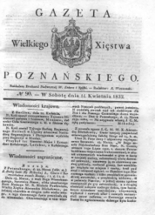 Gazeta Wielkiego Xięstwa Poznańskiego 1832.04.14 Nr90