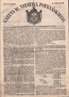 Gazeta Wielkiego Xięstwa Poznańskiego. 1849.01.18 Nr14